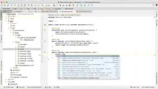 Android Tutorial: Menu Item
