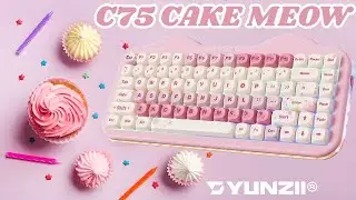 El teclado m&aacute;s KAWAII y potente que he probado 😻🍰 YUNZII C75 Cake Meow &mdash; &iexcl;No creer&aacute;s c&oacute;mo suena! 💕⌨️