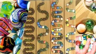 ASMR!MARBLE RUN RACE!COLORFUULL BALL MARBLE!MARBLE RUN!