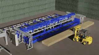 Timber Cutting & Stacking Line