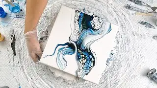 Spin Art Success - Scoop and Drag - Acrylic Pouring