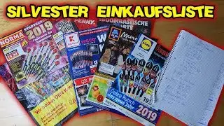 100-200€ SILVESTER Feuerwerk EINKAUFSLISTE 2018 !