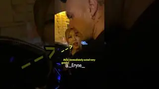 Ros&eacute; gently handled the bodyguard as he urged her fans #shorts #blackpink #ros&eacute;