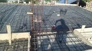 Electrical pipe laying before concrete