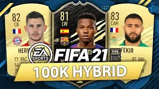 OVERPOWERED 100K HYBRID w/ IF ANSU FATI! FIFA 21 SQUAD BUILDER