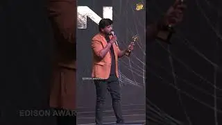 🌟 From 200 FILMS to One Big Moment | Singer Sathyan&rsquo;s Emotional Speech |  @EdisonAwardsshow ​