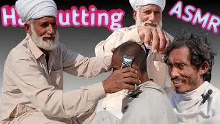 ASMR Fast Head Shave with Barber Old ✂️ [ASMR Machine Cutting]🪒