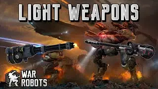 All War Robots Light Weapons Tiers 1-4 [No Commentary]