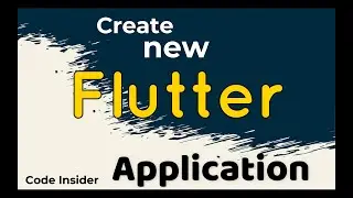 Create new Flutter Project - Code Bite
