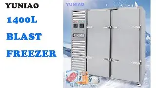 1400L Commercial Contact Plate Freezer Air Blast Freezer Iqf Quick Freezing Machine -45c For Seafood