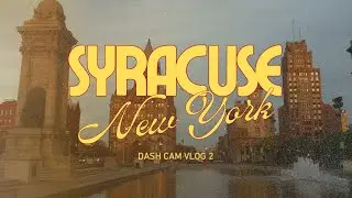 🚗 Road Trip Vlog | Atlantic City, New Jersey ➝ Syracuse, New York 🌆🌄