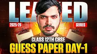 LEAKED SERIES🔥 Physical Education Guessing Paper Day-1🗿 Class 12 CBSE Boards 2025&ndash;26
