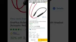 OnePlus bullets wireless z2 #bigbilliondays2022 / new pice 😱