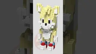 tails Tails - nh&iacute;m sonic - c&oacute; hướng dẫn chi tiết #shorts #magicblock #xephinh  #linkgo #pixbrix