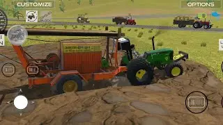 Drive road rollar pull boring machine by indian vehicle simulator 3d #kkavigamer 