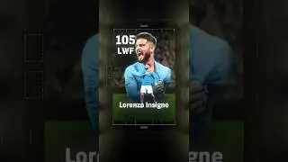 105 Rated Epic Lorenzo Insigne Best Training Guide European Clubs Attackers 🤯🔥 #pes #efootball2026