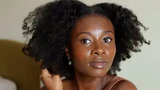 Braid Out on Blown Out Hair - Type 4 Hair |Damola Akintunde