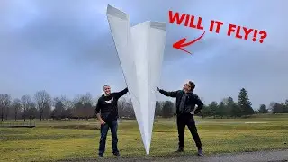 World's Largest RC Paper Airplane?! 🤯