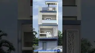 15 Feet Wide Front Elevation Design