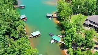 Aerial Video Lot 131 Waterside Crossing Lake Keowee Watefront Lot Mike Matt Roach Top Guns