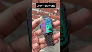 Boat Ultima Call Max Smartwatch Display Visibility Test | Indoor, Outdoor Display visibility #shorts