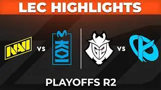 LEC Highlights ALL GAMES Playoffs R2 Day 1 | LEC 2026 Versus by Onivia
