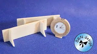 Miniature -Table Clock And Shelfs