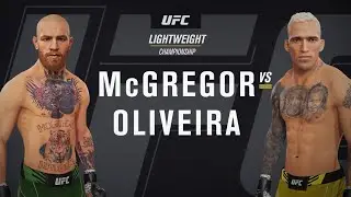 Conor Mcgregor Vs Charles Oliveira UFC Lightweight Interim Title Fight