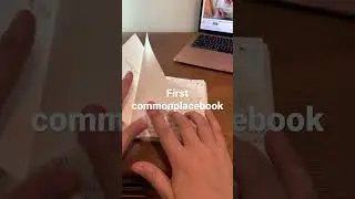 First hour in my commonplacebook