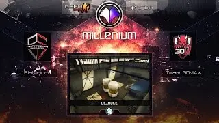 CS:GO - Millenium ShowMatch #3 -  Platinium vs 3DMAX (Nuke)-MAP4-