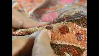 Textile conservation (darning technique)