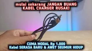 Kabel Charger Tidak Mengisi❓ Cara Memperbaiki Kabel Charger Hp Yang Rusak