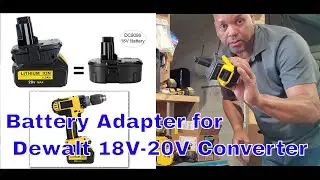 Dewalt Adapter For 18V Tool to Run Dewalt 20 V  Battery