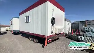 2007 Office Trailer 20ft x 10ft   Jobsite Trailer   11096 BP