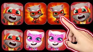 Геймплей Tom Hero Dash Angela, Android iOS Gemes, Вирусные игры 2025, США, Американская Европа, Игры