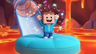 Roblox Little Noob&rsquo;s Lava Slide Adventure | Kids Songs & Nursery Rhymes