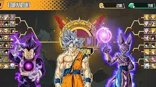 Stickman Dragon Fight - 3v3 - Vegeta Ultra - Goku Ultra & Beerus vs Cooler, Trunks & Jiren