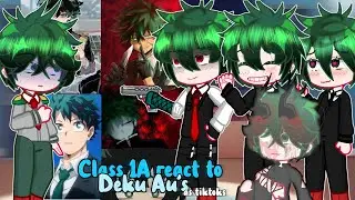 X2 | Class 1A React to Deku Au’s | Villain/Yandere/Ghost and More! 