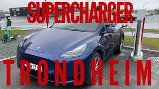 @Tesla Supercharger Trondheim, Norway / Norwegen / Norge #ladestation