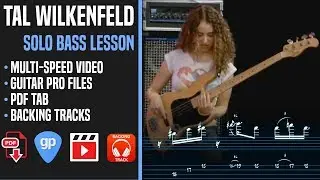 Tal Wilkenfeld -  Solo Bass (lesson with tabs)