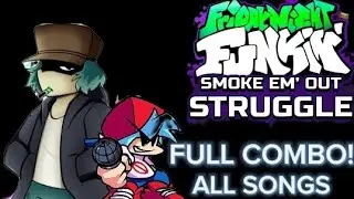 Friday Night Funkin' | Smoke Em' Out Struggle Mod FULL COMBO ALL SONGS | Roblox 