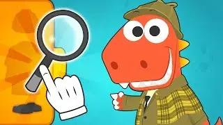 Aprende con Eddie c&oacute;mo disfrazarte de detective 🕵🏻 Eddie el dinosaurio investiga pistas