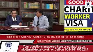 Temporary Charity Worker Visa UK for up to 12 months