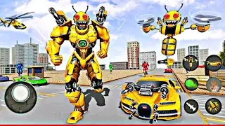 ROBOT CAR TRANSFORMATION SIMULATOR | ANDROID & IOS MOBILE GAMEPLAY VIDEO