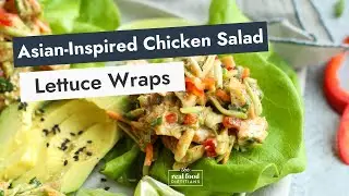 Asian Chicken Salad Lettuce Wraps