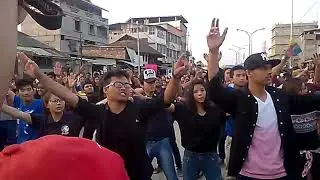 NIT Manipur flashmob (OUGRI) at Singjamei