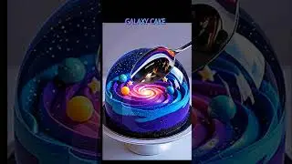 Galaxy Cake Cutting ASMR 🌌 Oddly Satisfying Jelly Cake