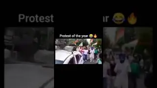NEXT level Protest 😂|| protest of the year || She's Beast #shorts #protest #statusvideo #petrolprice
