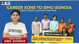 From Dreams to Doctor | Sakshi Bisen GMC Gondia Selection | Parents Interview