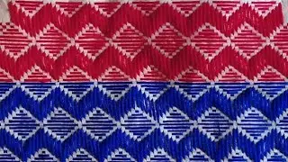 Plastic Ason design | Hand embroidery on floor, rice bag |آٹے کی خالی بوری پر ڈیزائن|#DESIGNthinking